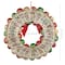 24" Red, Green & Gold Ornament Wreath with Bow by Ashland®